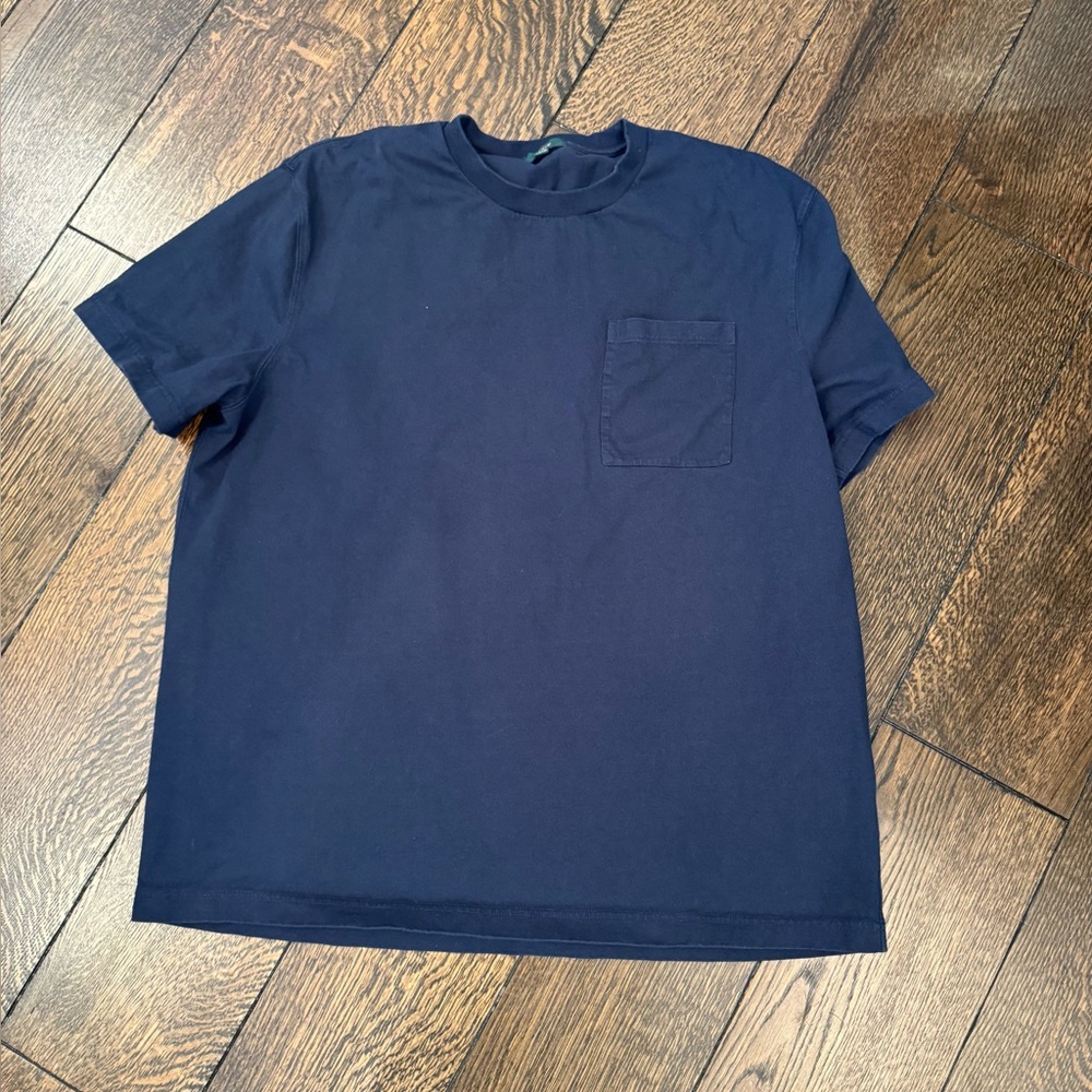 J.Crew Navy Blue Men's T-Shirt